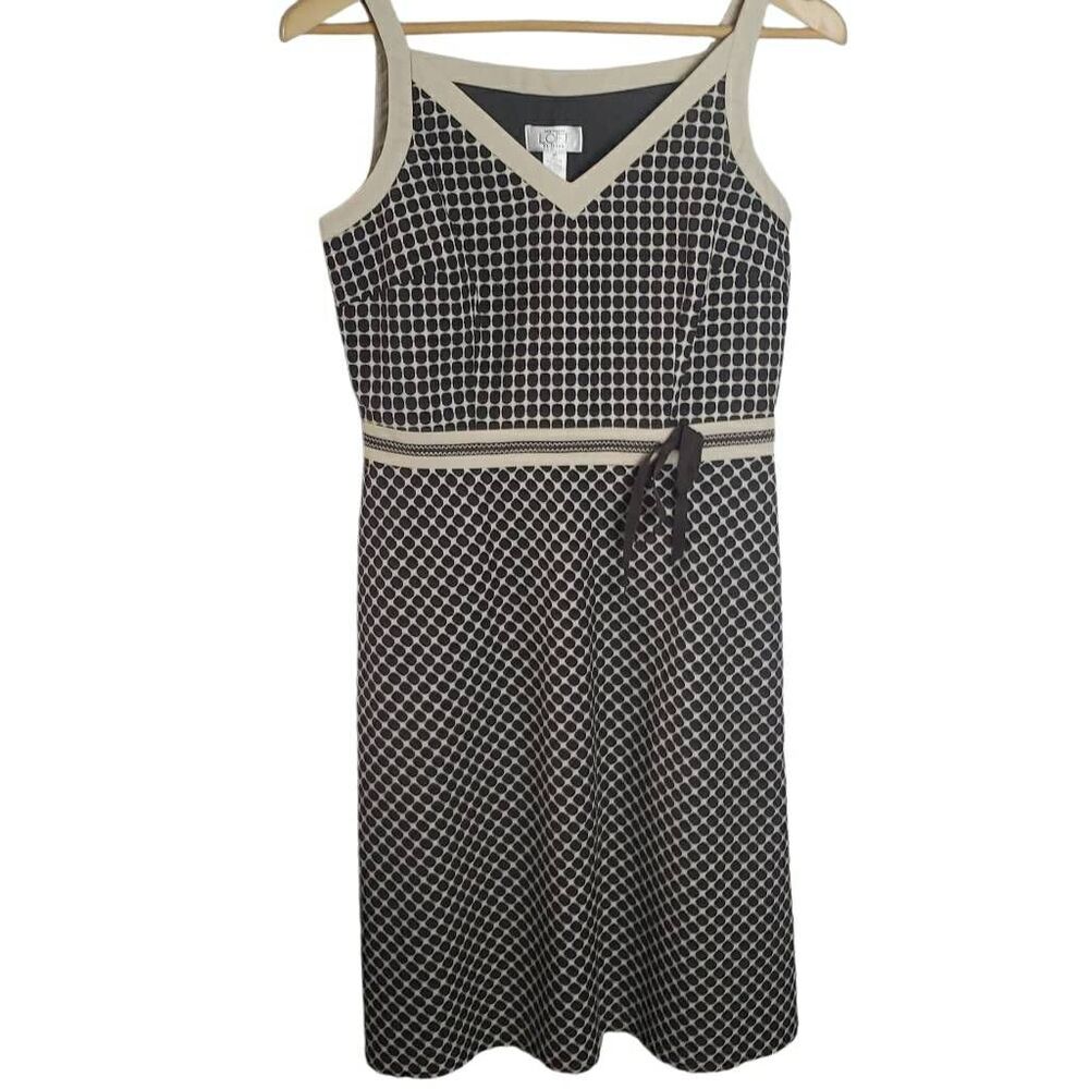 Ann‎ Taylor Brown and Beige Dress Size 4P